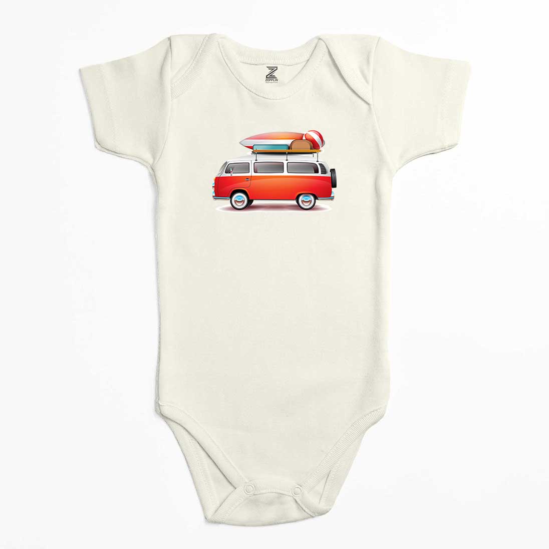 Volkswagen Karavan Holiday Renkli Bebek Body Zıbın