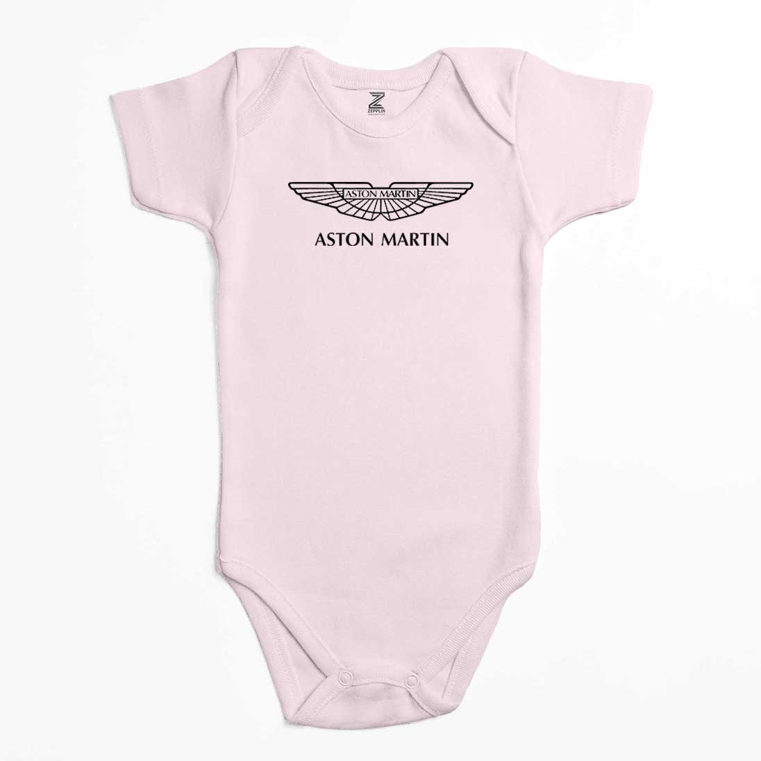 Aston Martin Logo Renkli Bebek Body Zıbın