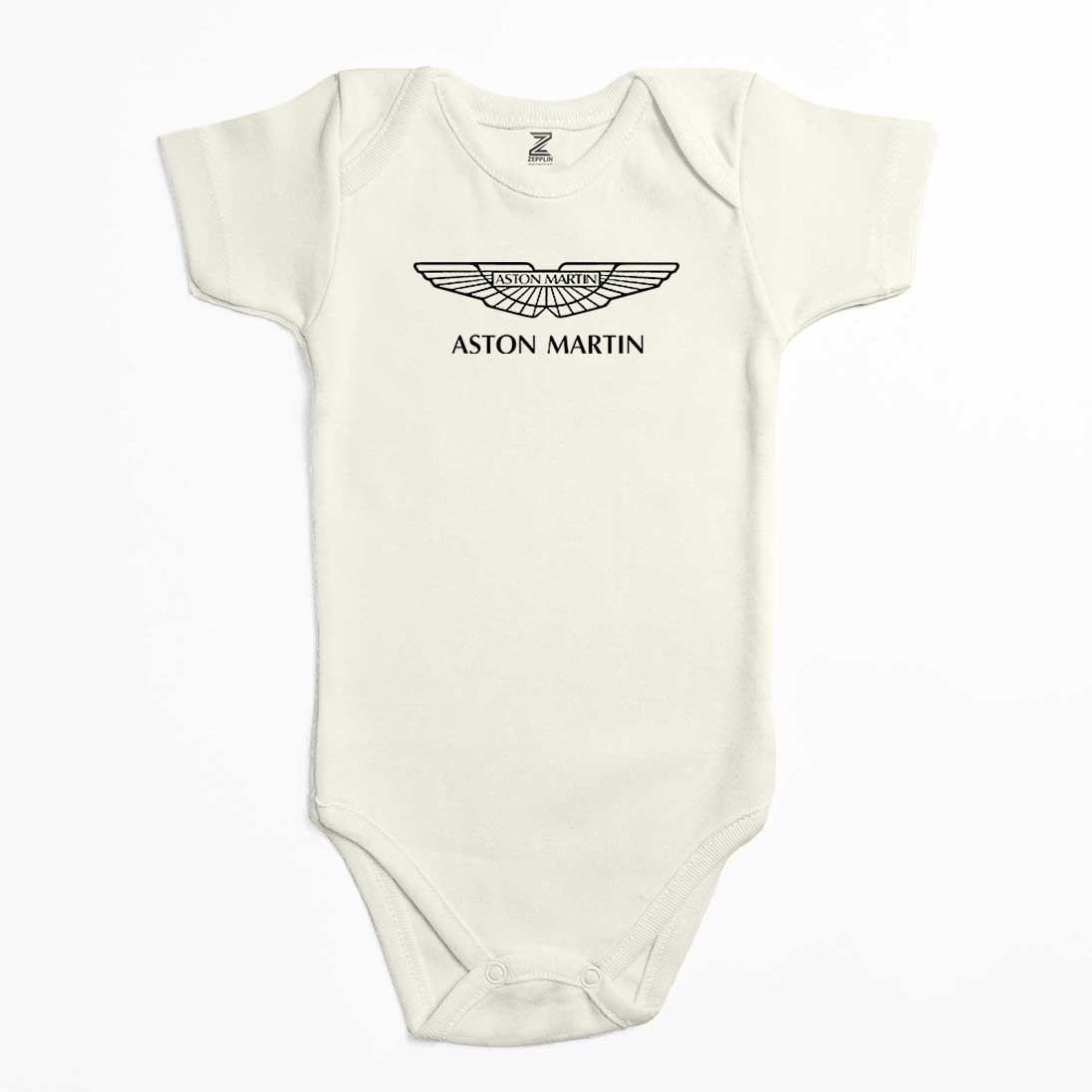 Aston Martin Logo Renkli Bebek Body Zıbın