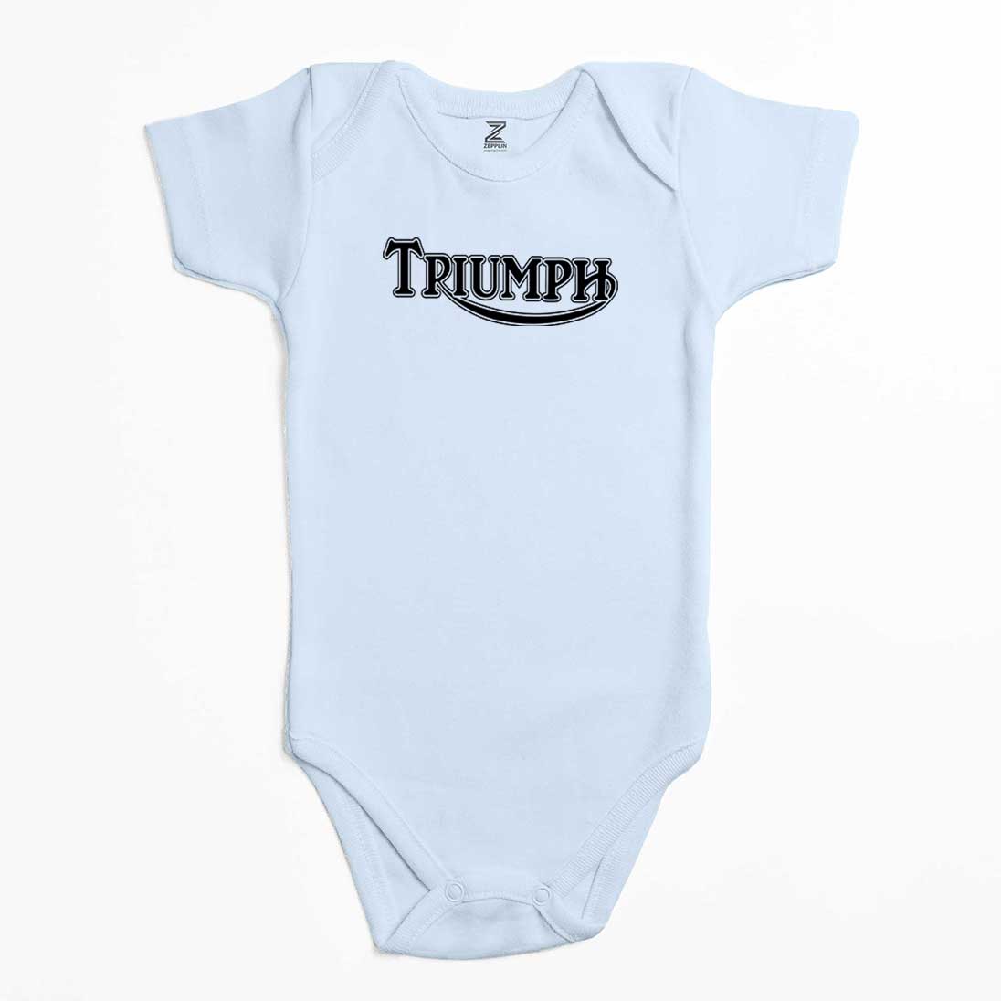 Triumph Motorcycles Logo Renkli Bebek Body Zıbın