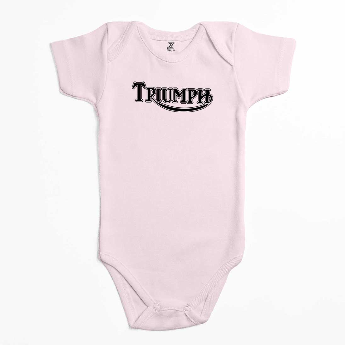 Triumph Motorcycles Logo Renkli Bebek Body Zıbın