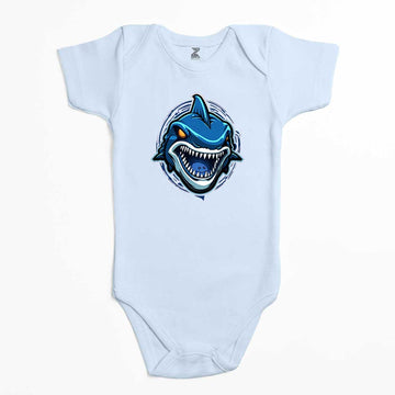 Blue Shark Renkli Bebek Body Zıbın