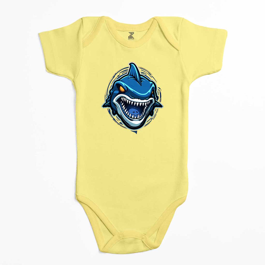 Blue Shark Renkli Bebek Body Zıbın