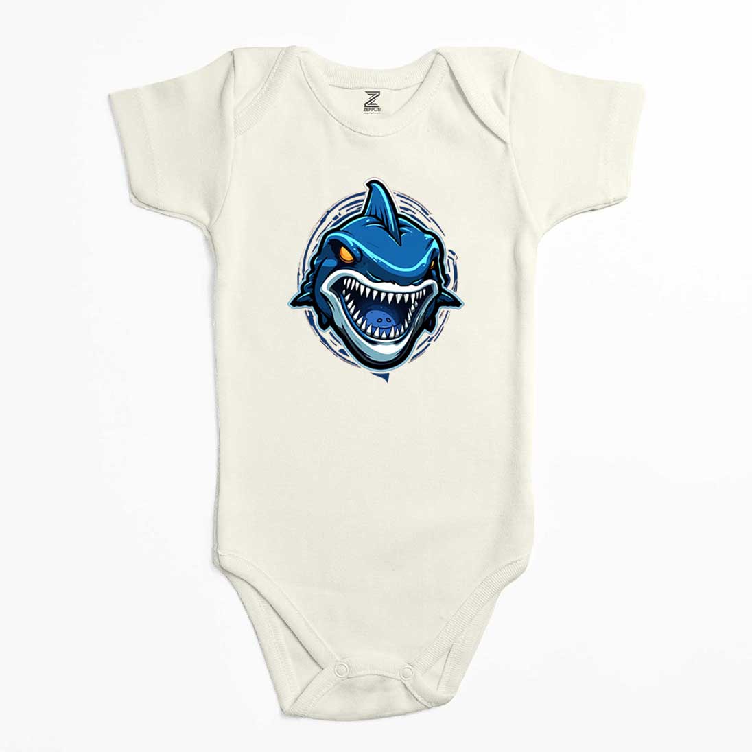 Blue Shark Renkli Bebek Body Zıbın