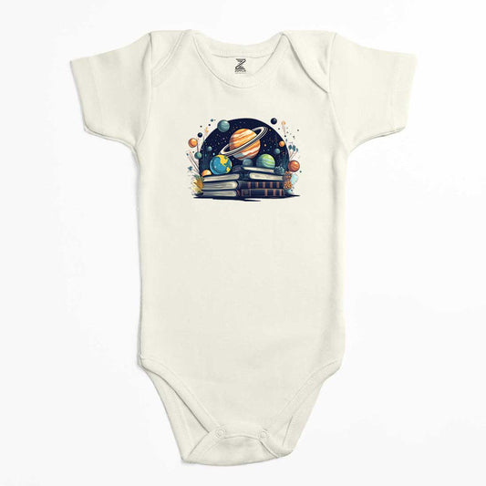 Book Planets Renkli Bebek Body Zıbın