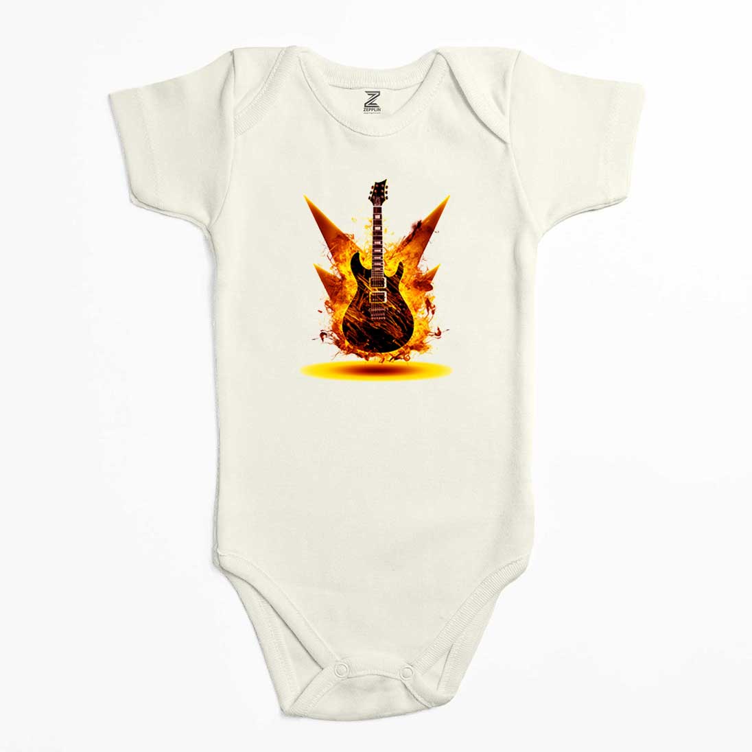 Classic Guitar Yellow Fire Renkli Bebek Body Zıbın
