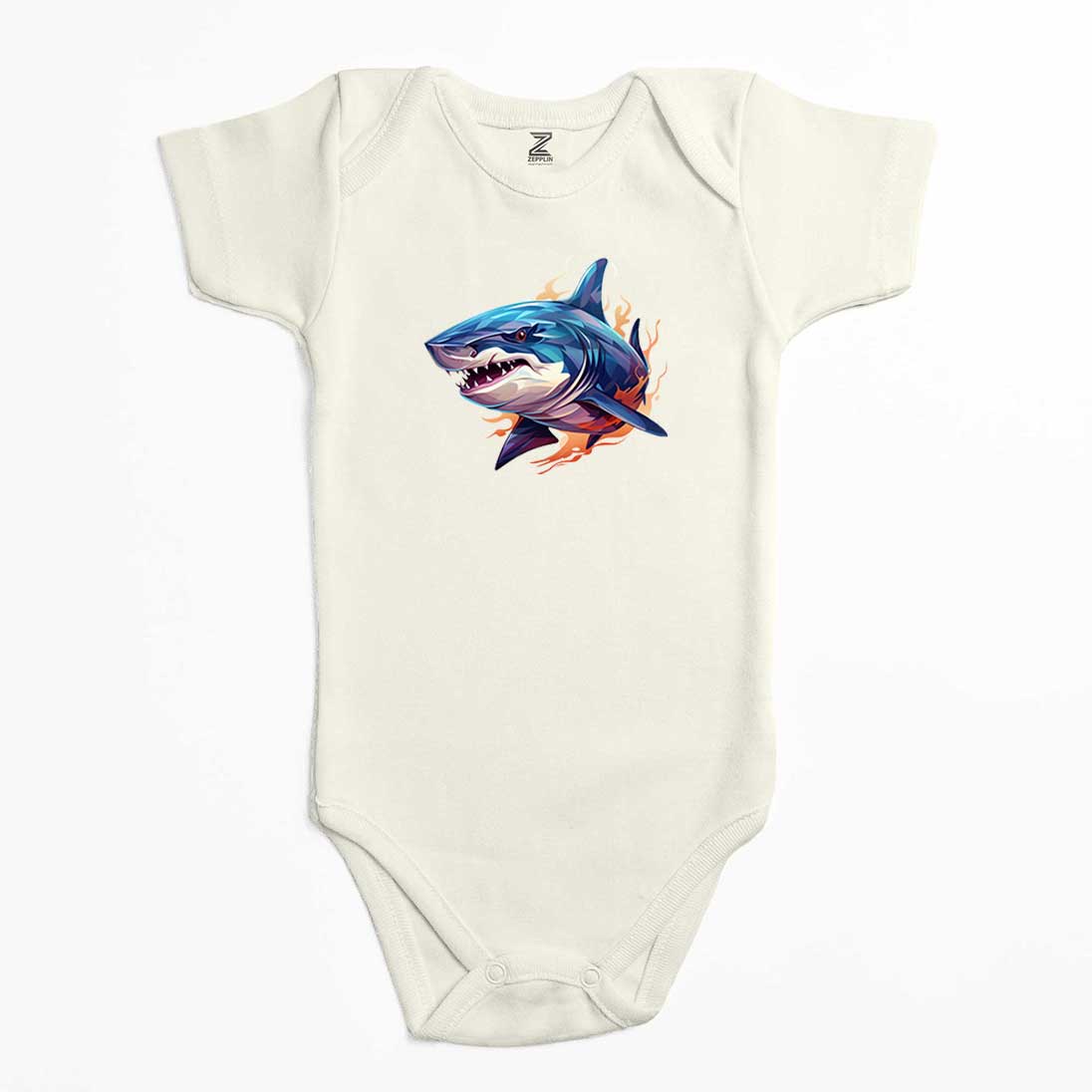 Color Shark Renkli Bebek Body Zıbın