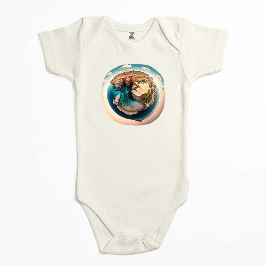 Planet Renkli Bebek Body Zıbın