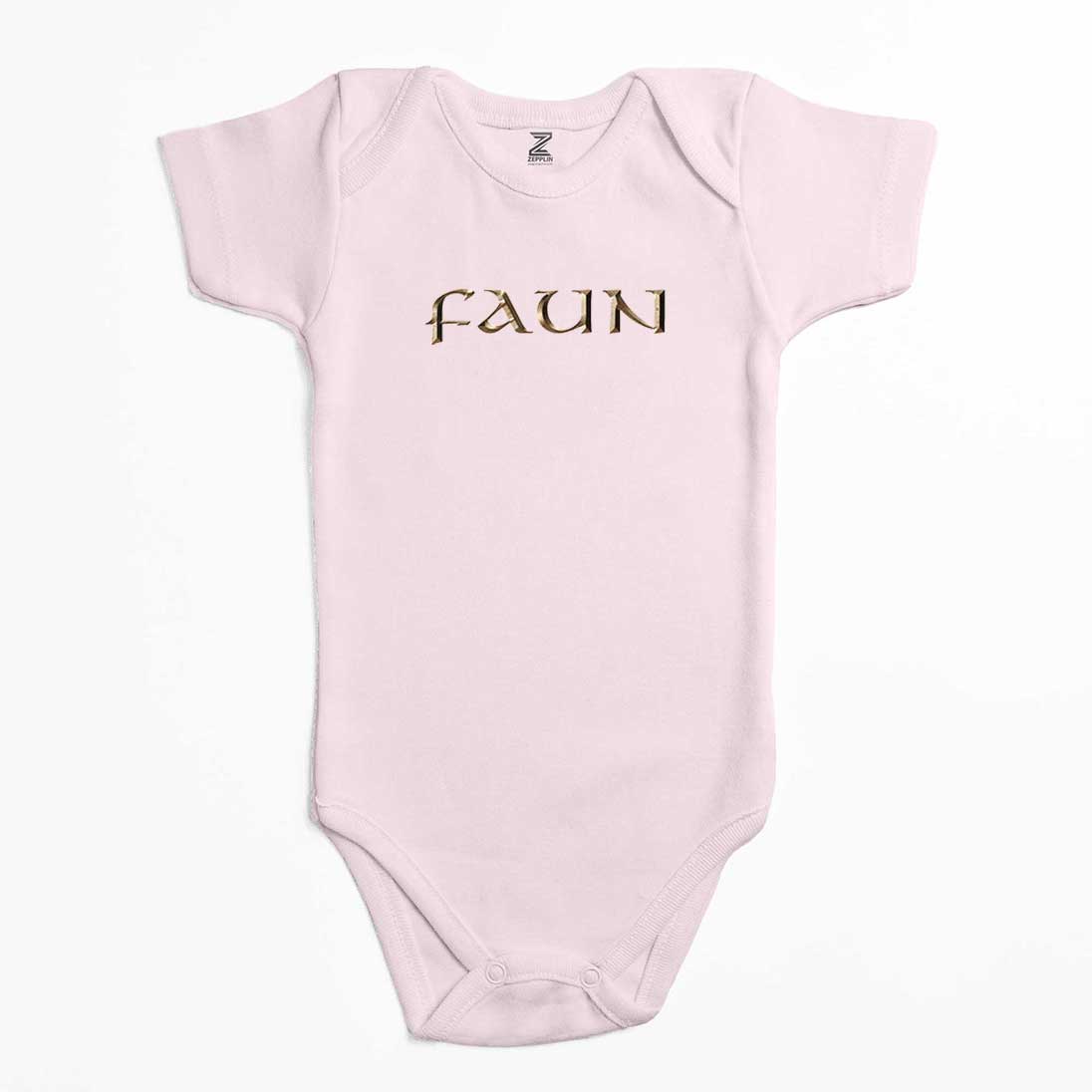 Faun Color Logo Renkli Bebek Body Zıbın