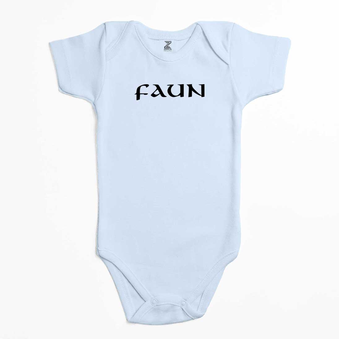 Faun Logo Renkli Bebek Body Zıbın