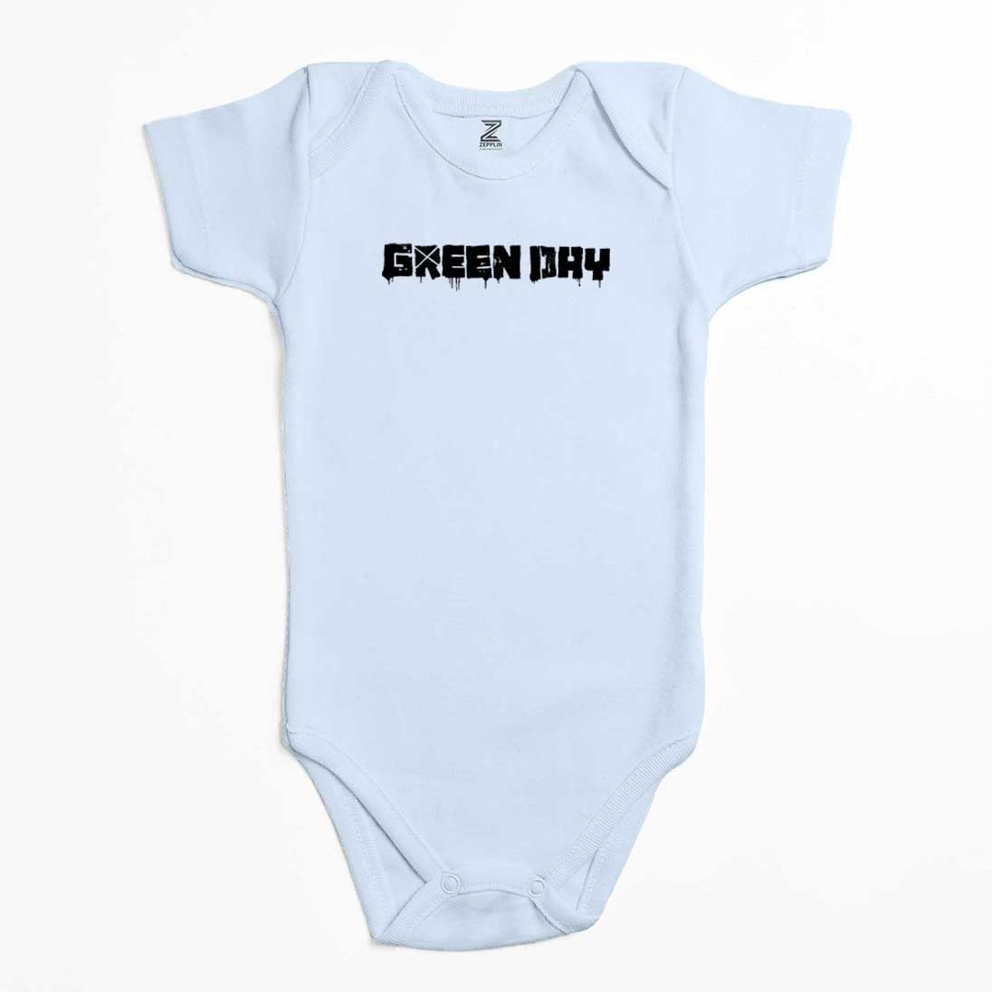 Green Day Logo Renkli Bebek Body Zıbın