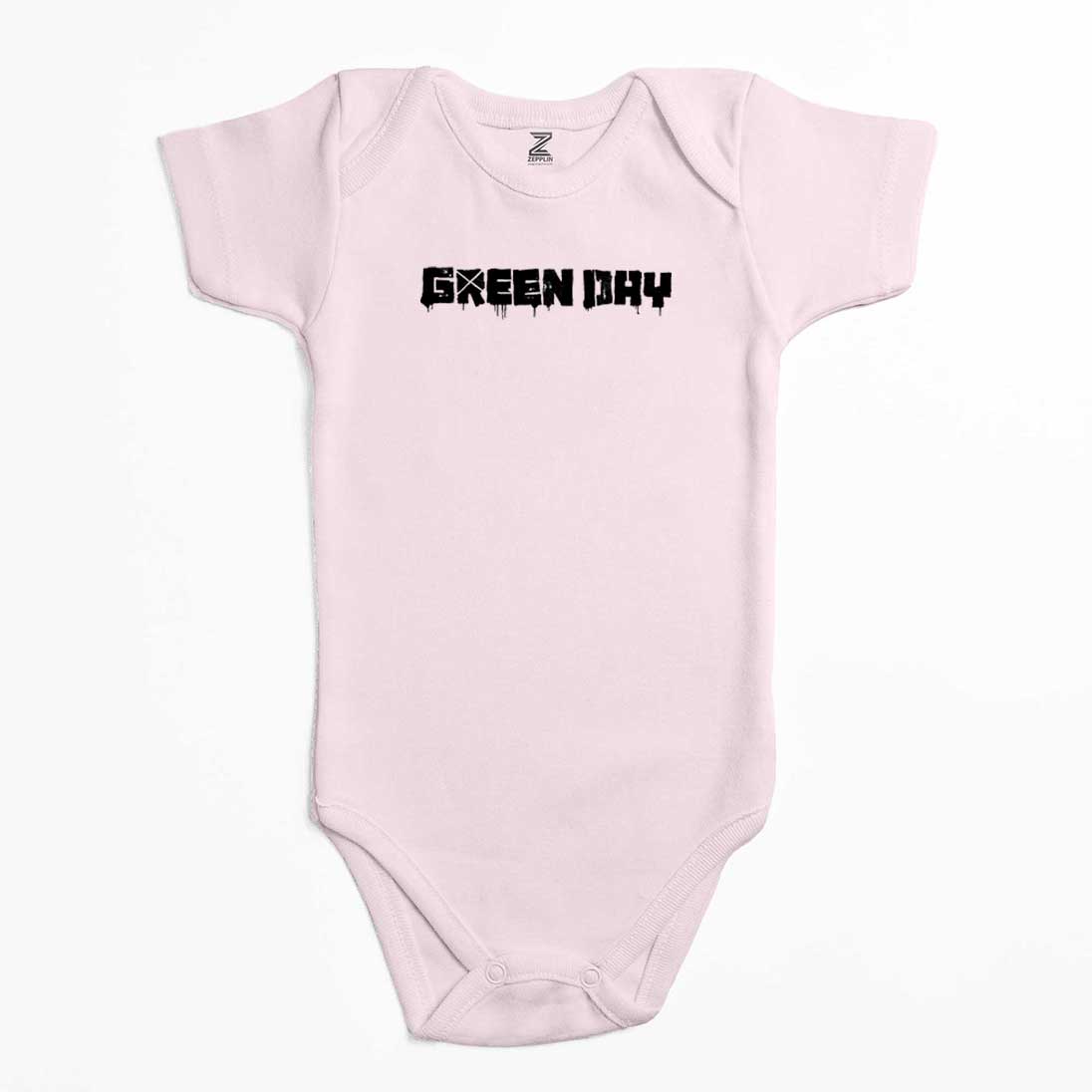Green Day Logo Renkli Bebek Body Zıbın