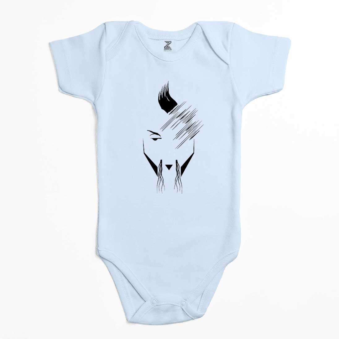 Hayko Cepkin Portre Renkli Bebek Body Zıbın