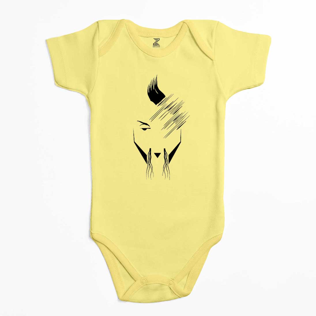 Hayko Cepkin Portre Renkli Bebek Body Zıbın