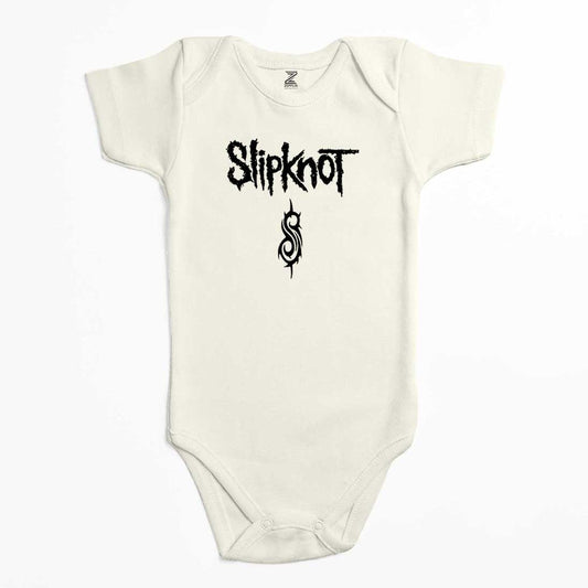 Slipknot Logo Text Renkli Bebek Body Zıbın