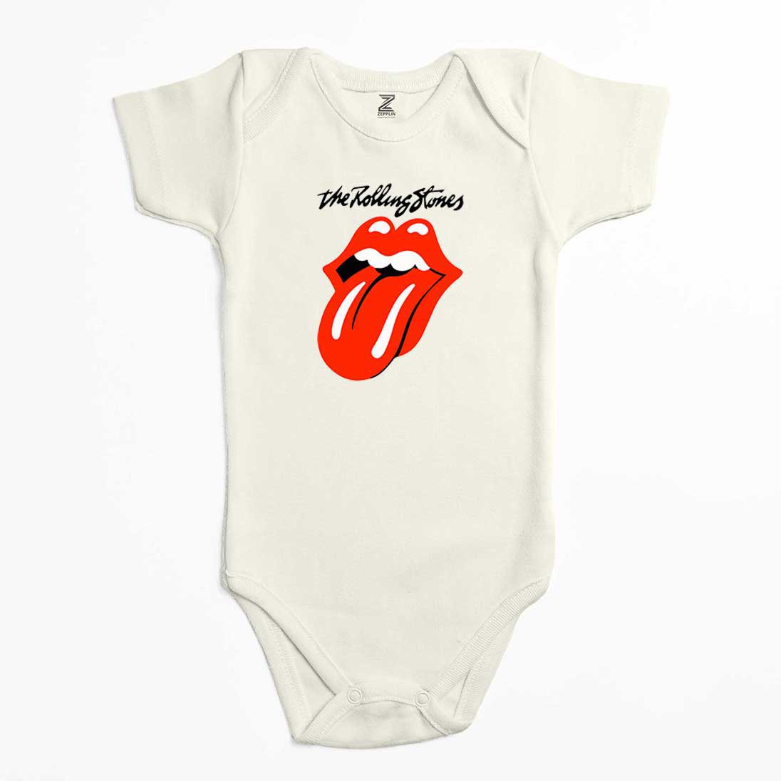 The Rolling Stones Logo Renkli Bebek Body Zıbın