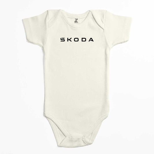 Skoda Text Renkli Bebek Body Zıbın