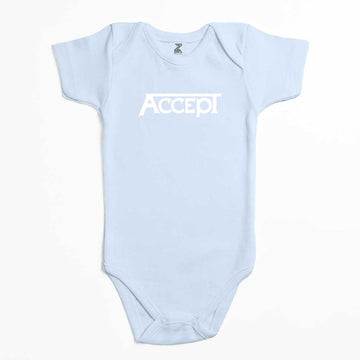 Accept Classic Logo Renkli Bebek Body Zıbın