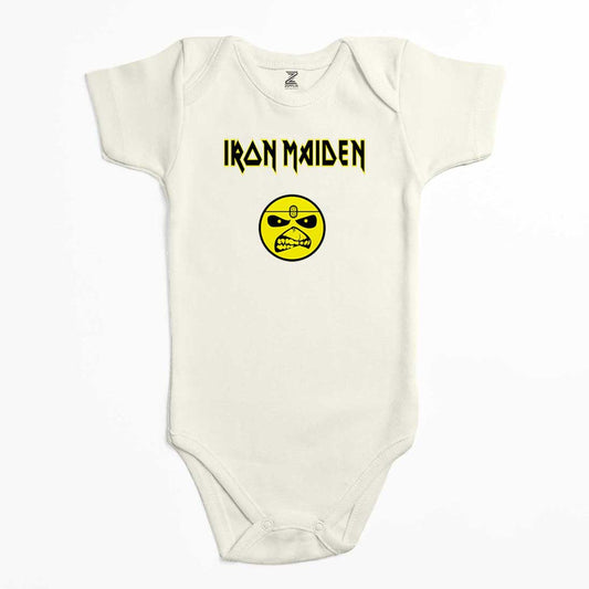 Iron Maiden Face Renkli Bebek Body Zıbın
