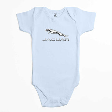 Jaguar Logo Silver Renkli Bebek Body Zıbın