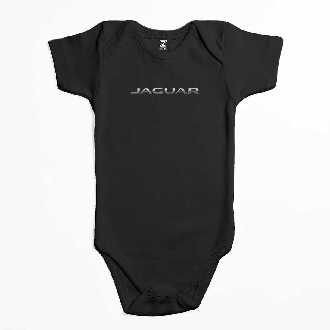 Jaguar Silver Text Renkli Bebek Body Zıbın