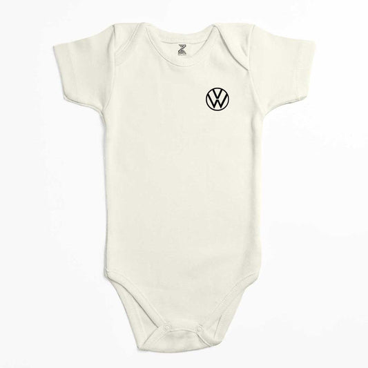 Volkswagen New Black Logo Renkli Bebek Body Zıbın