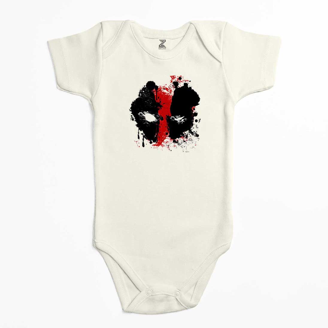 Deadpool Boyama Renkli Bebek Body Zıbın