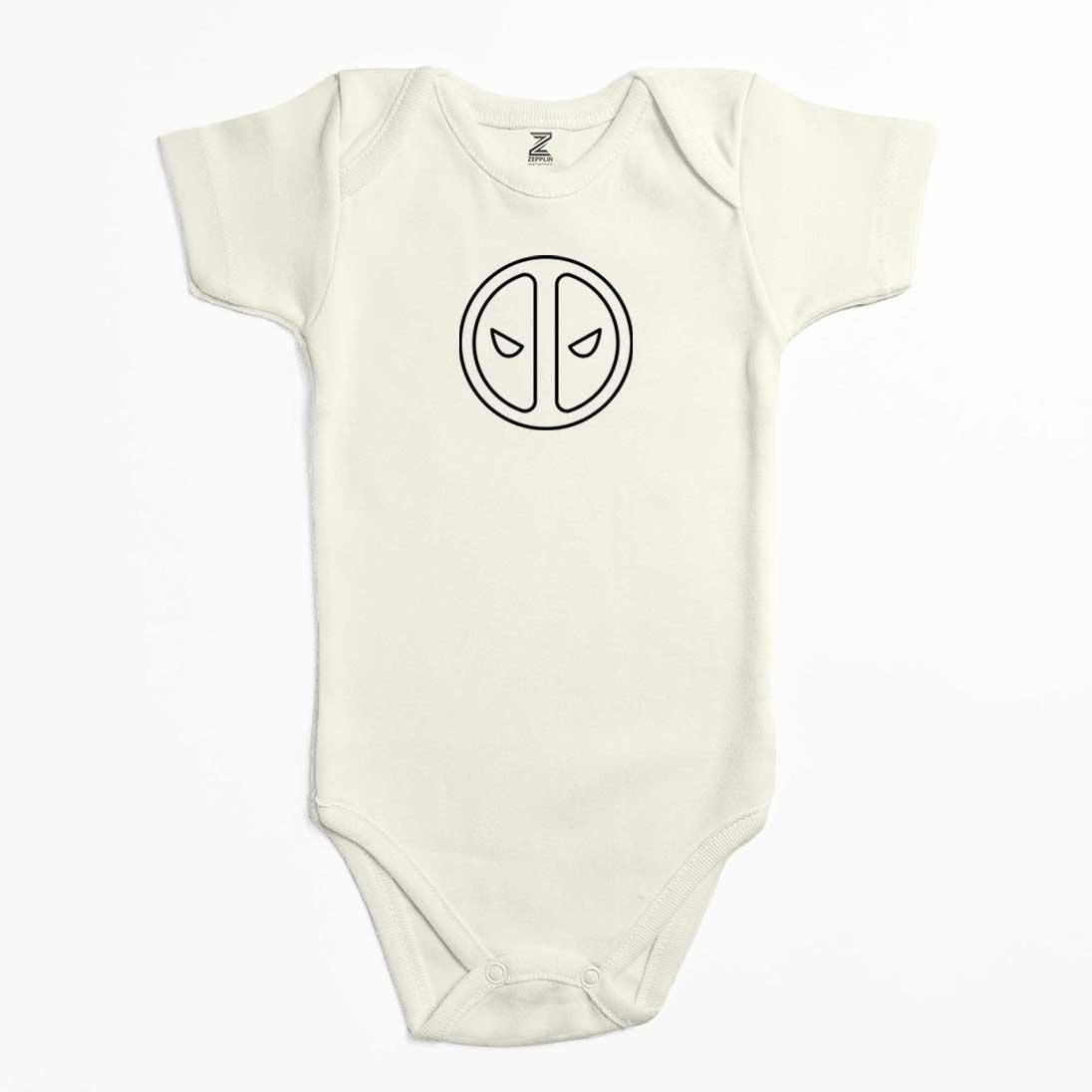 Deadpool Logo Renkli Bebek Body Zıbın