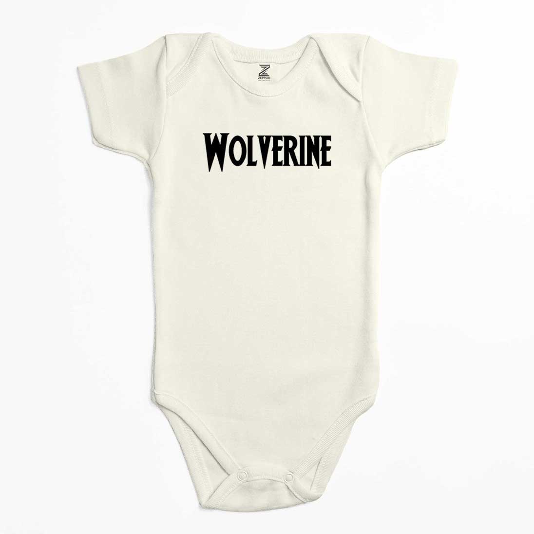 Wolverine Text Renkli Bebek Body Zıbın