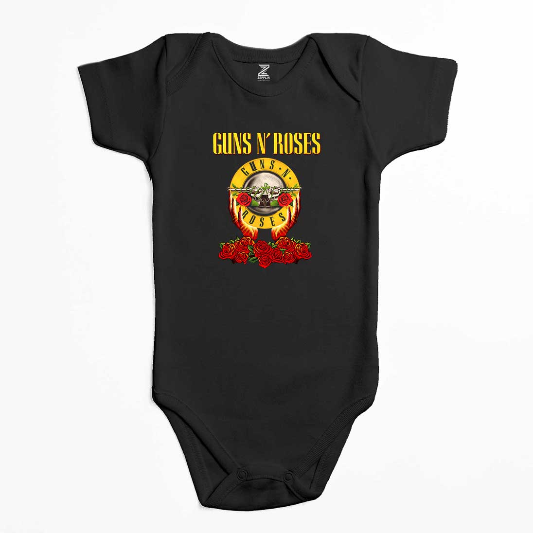 Guns N Roses Hands And Light Renkli Bebek Body Zıbın