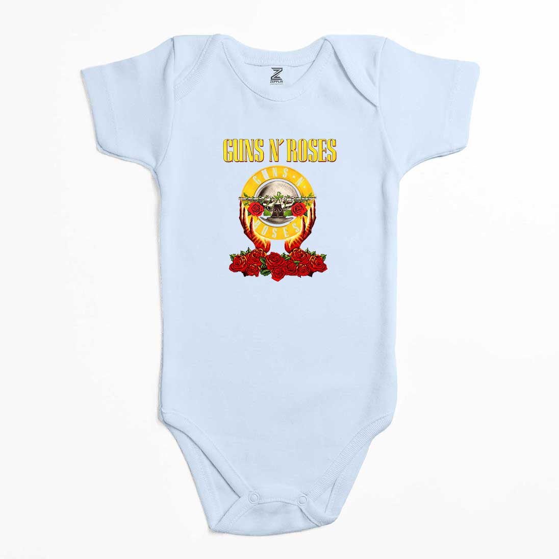Guns N Roses Hands And Light Renkli Bebek Body Zıbın