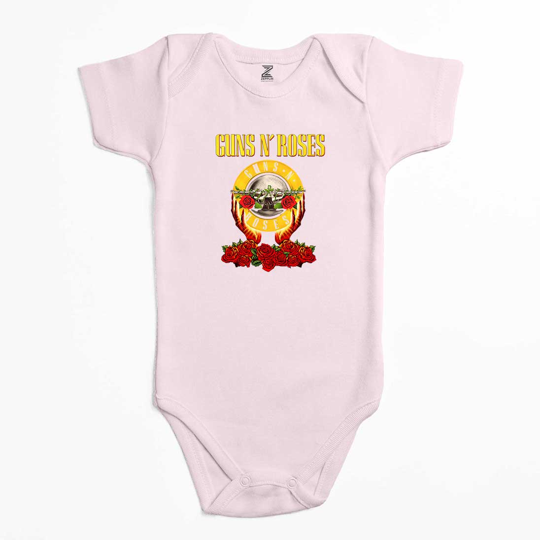 Guns N Roses Hands And Light Renkli Bebek Body Zıbın