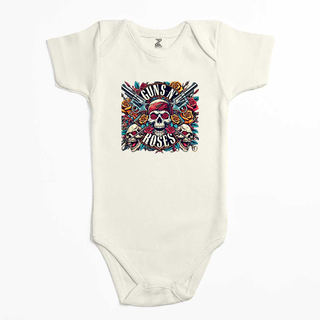Guns N Roses Ok Dry Head Renkli Bebek Body Zıbın
