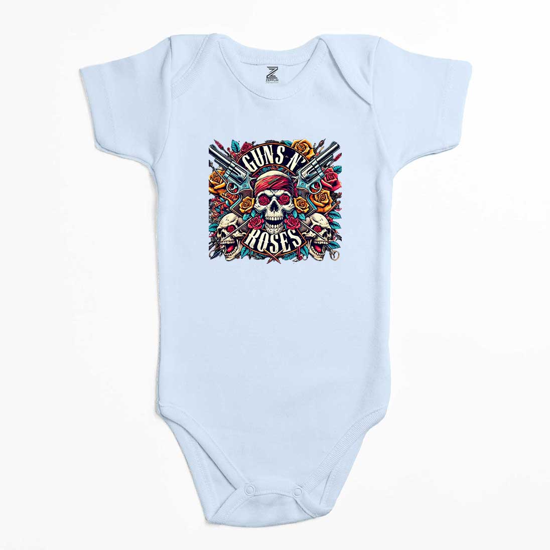 Guns N Roses Ok Dry Head Renkli Bebek Body Zıbın