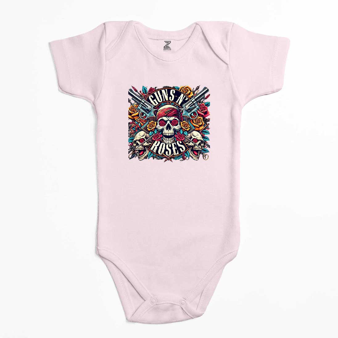 Guns N Roses Ok Dry Head Renkli Bebek Body Zıbın