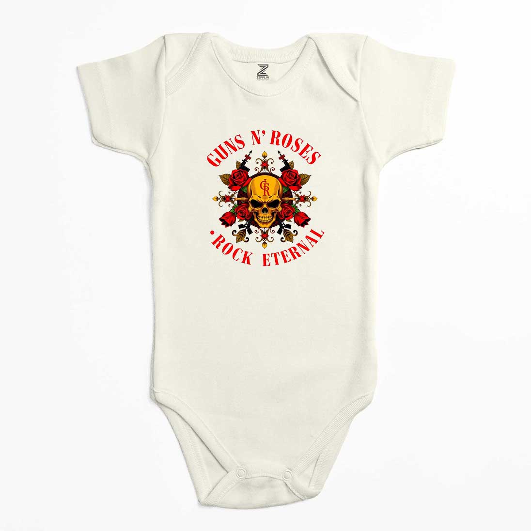 Guns N Roses Rock Eternal Renkli Bebek Body Zıbın