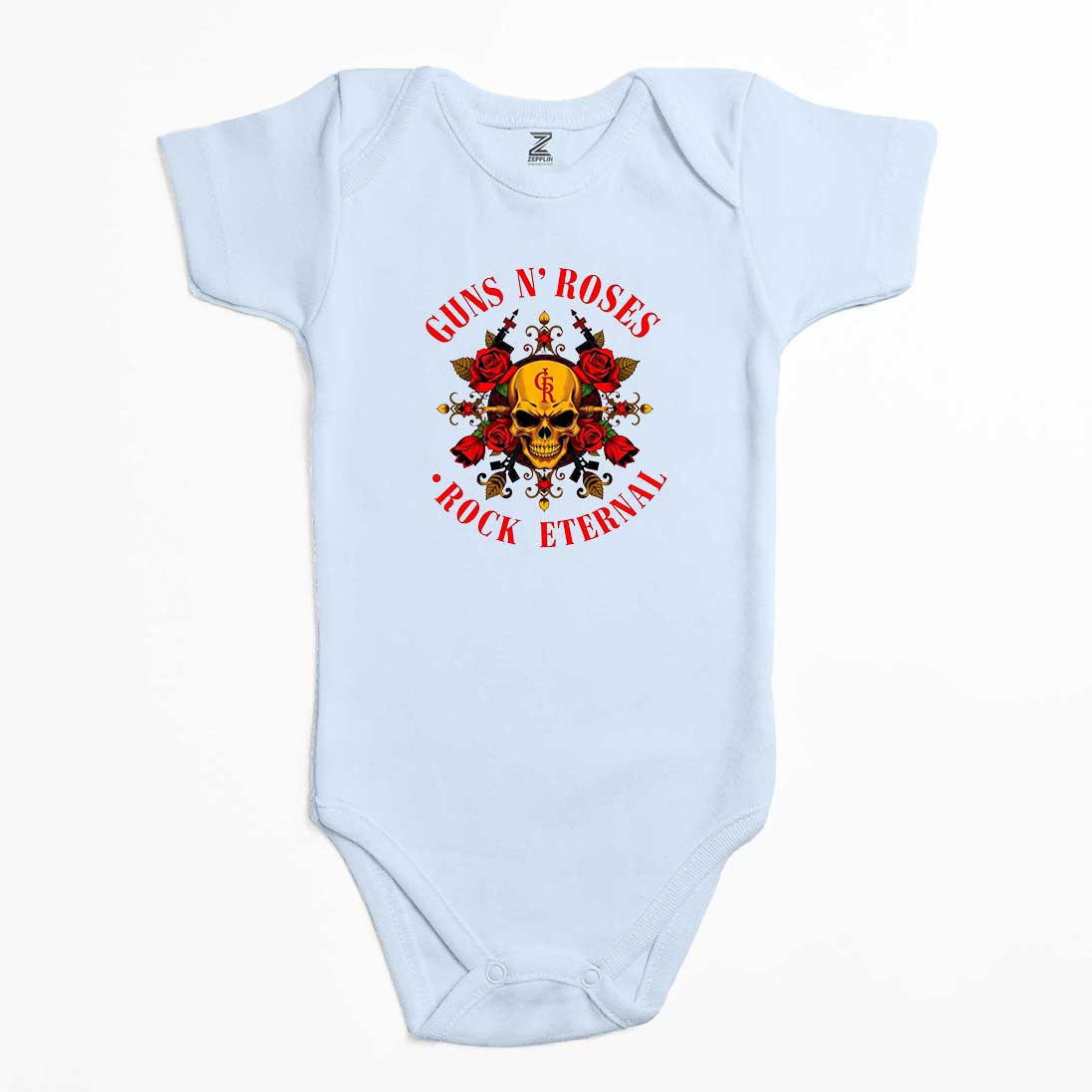 Guns N Roses Rock Eternal Renkli Bebek Body Zıbın