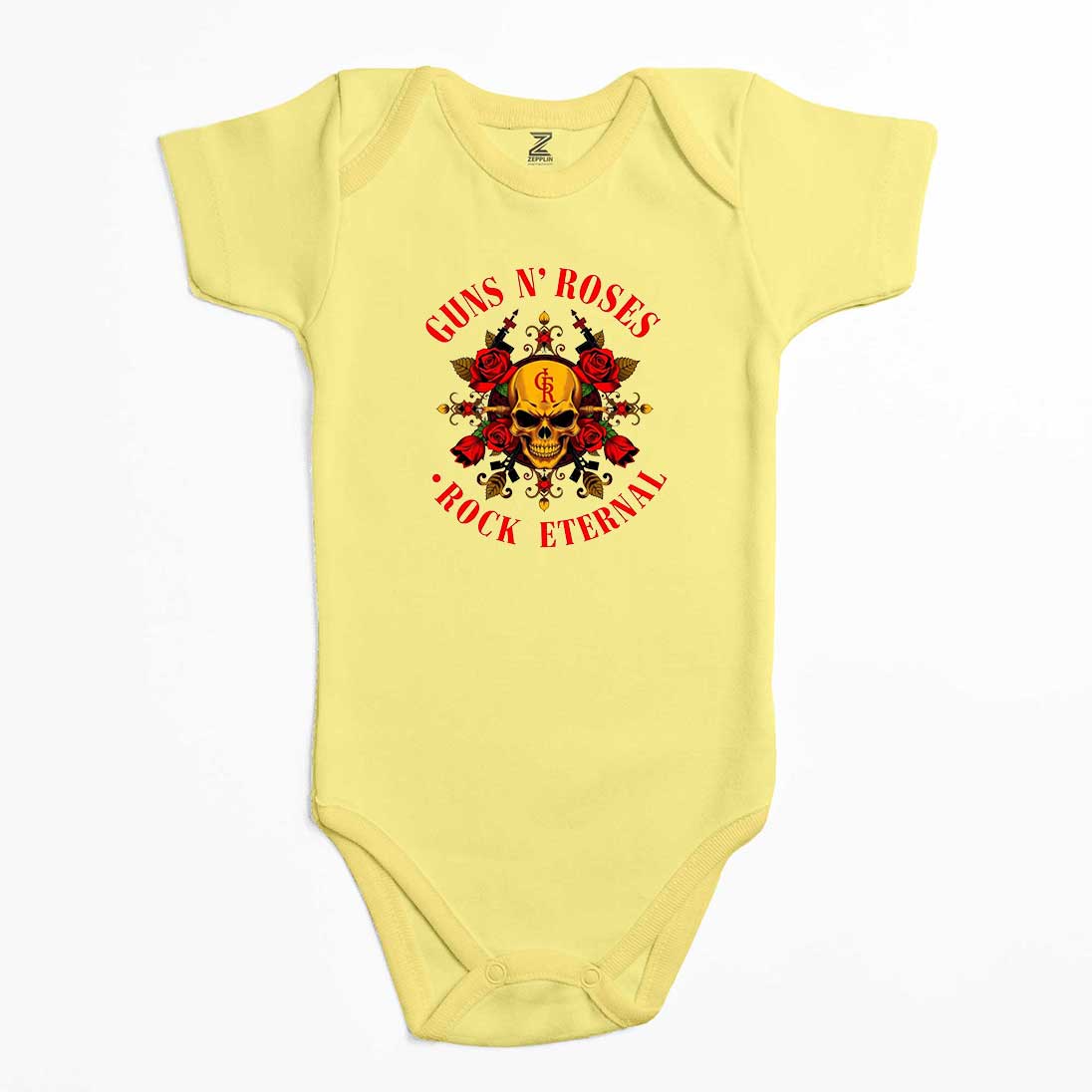 Guns N Roses Rock Eternal Renkli Bebek Body Zıbın