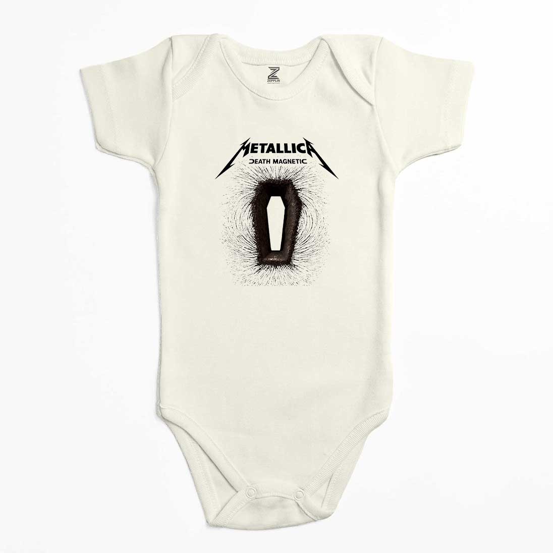 Metallica Death Magnetic Albums Renkli Bebek Body Zıbın