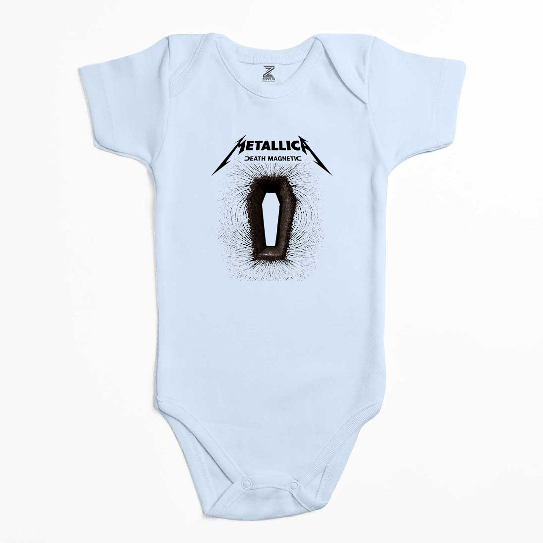 Metallica Death Magnetic Albums Renkli Bebek Body Zıbın