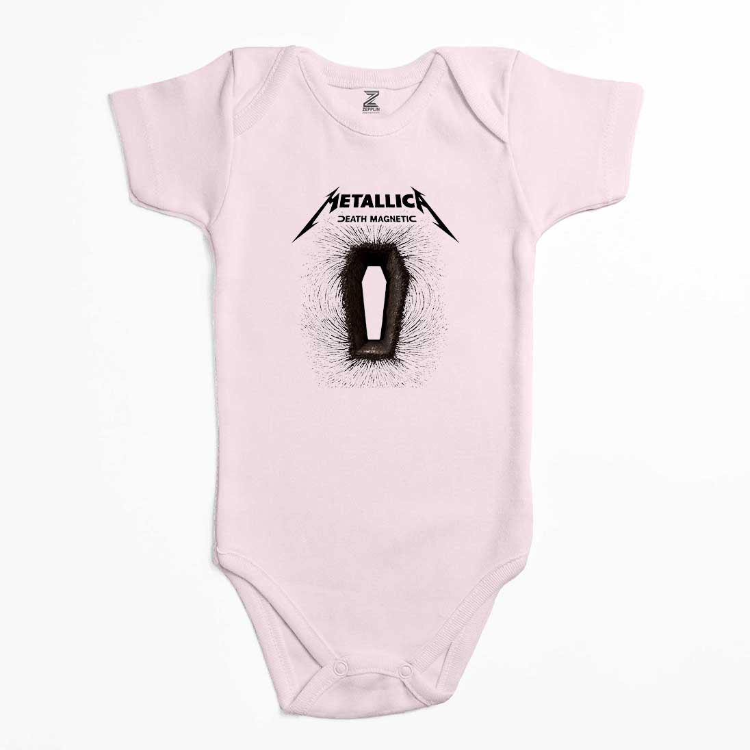 Metallica Death Magnetic Albums Renkli Bebek Body Zıbın