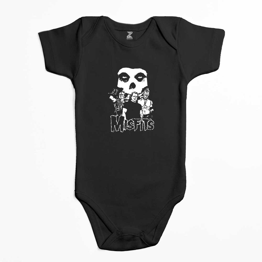 Misfits Grup Logo Renkli Bebek Body Zıbın