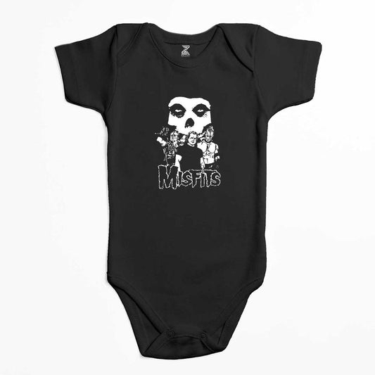 Misfits Grup Logo Renkli Bebek Body Zıbın