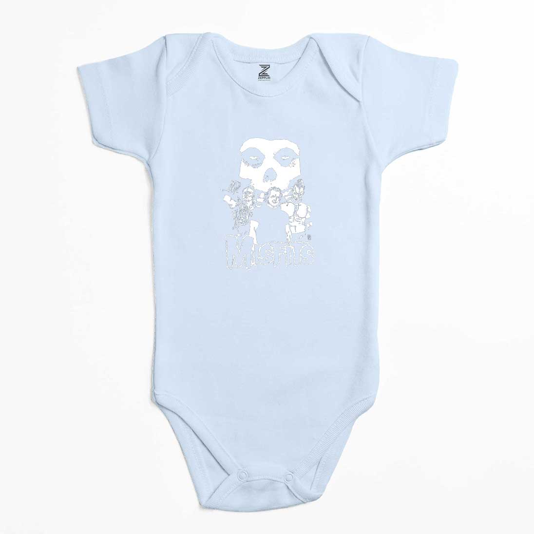 Misfits Grup Logo Renkli Bebek Body Zıbın