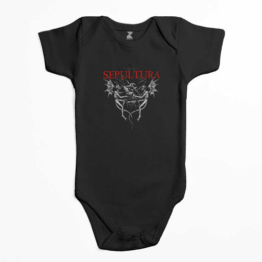 Sepultura Angel Renkli Bebek Body Zıbın