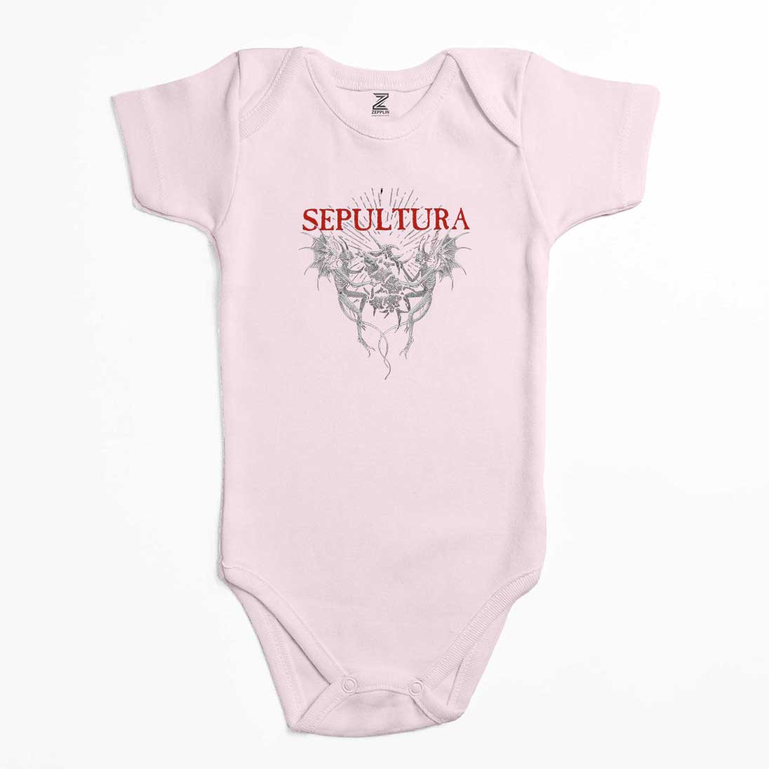 Sepultura Angel Renkli Bebek Body Zıbın