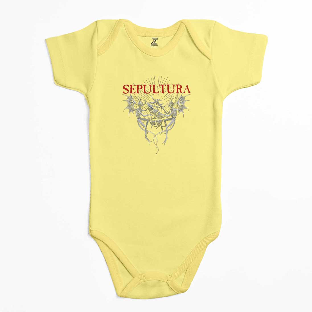 Sepultura Angel Renkli Bebek Body Zıbın