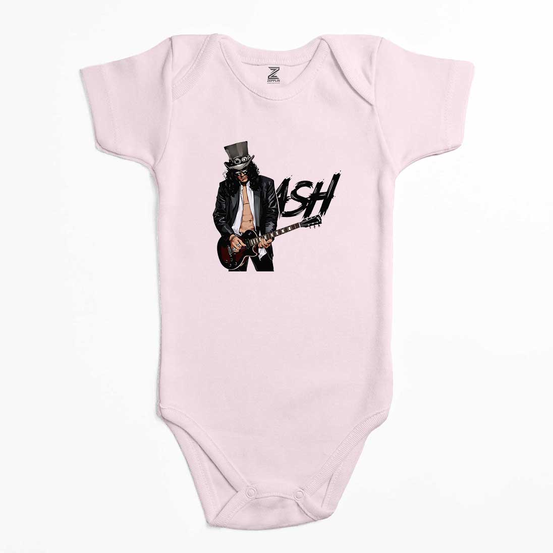Slash Siluet Logo Renkli Bebek Body Zıbın