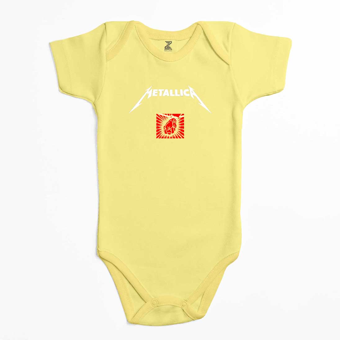 Metallica St.Anger Renkli Bebek Body Zıbın