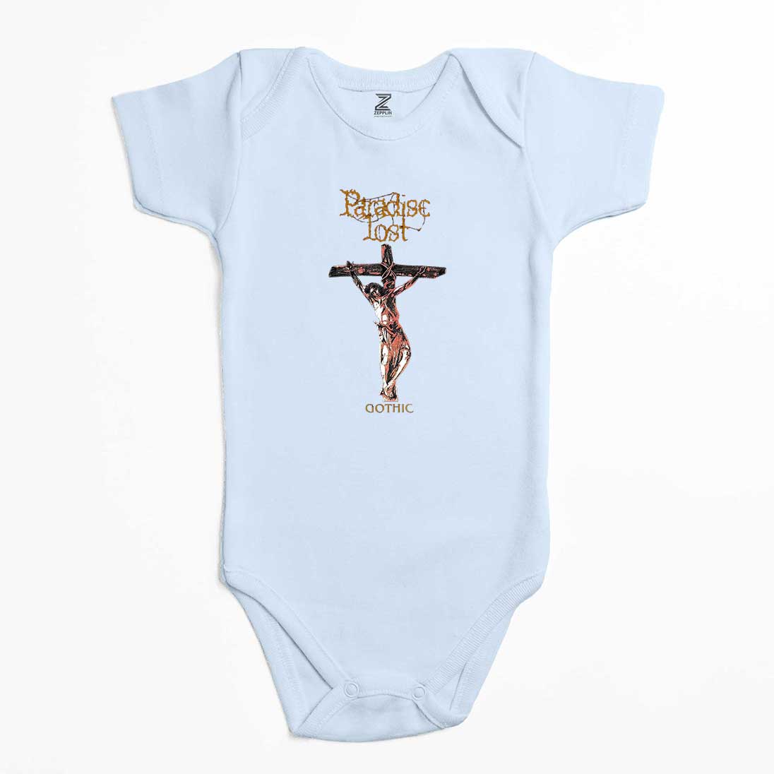 Paradise Lost Gothic Renkli Bebek Body Zıbın